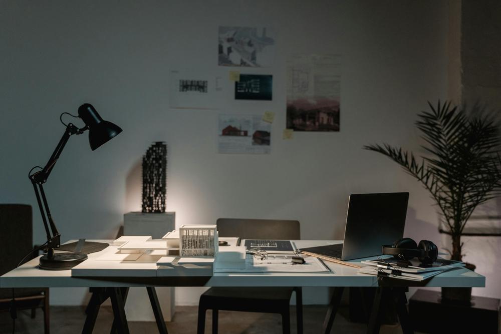 artistic workspace