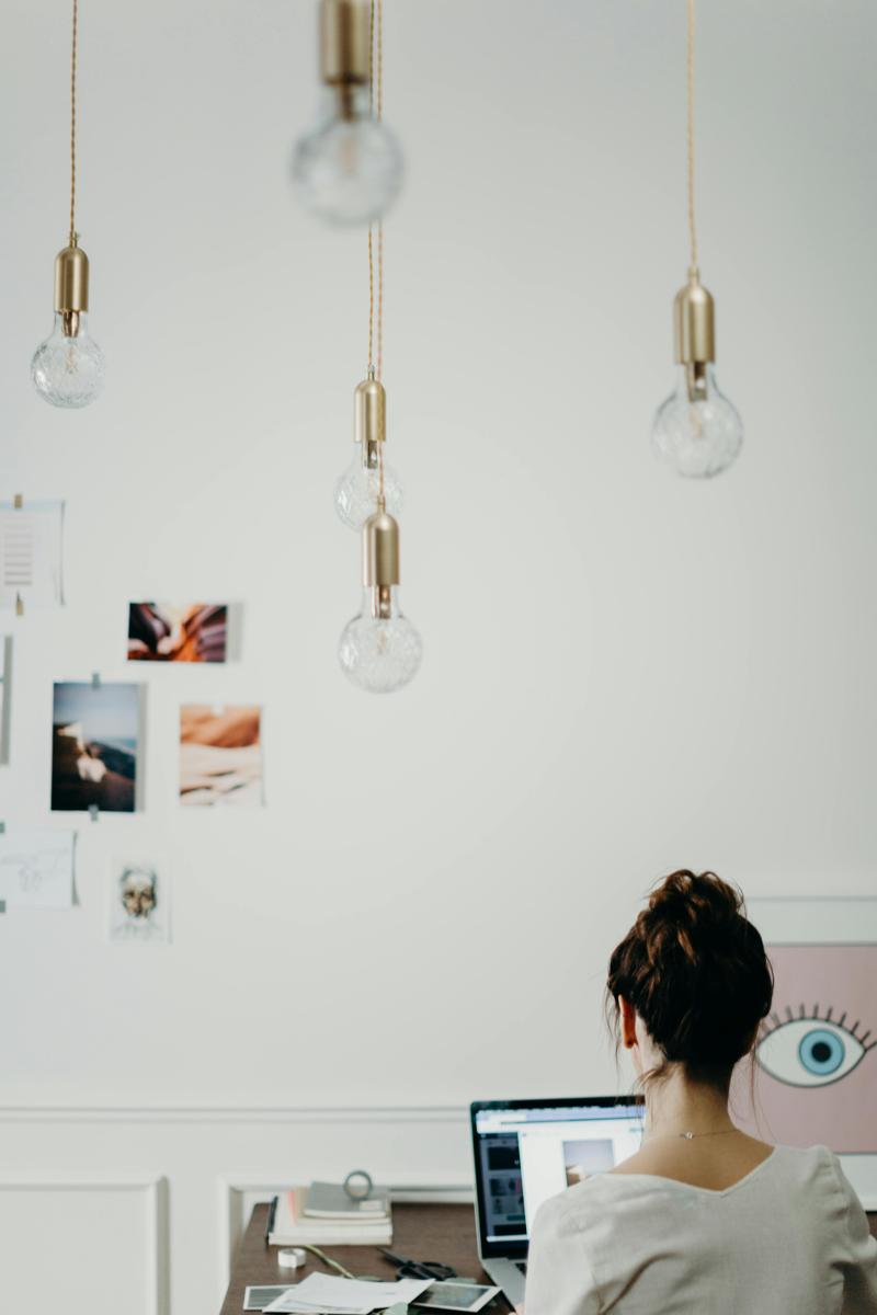 artistic workspace